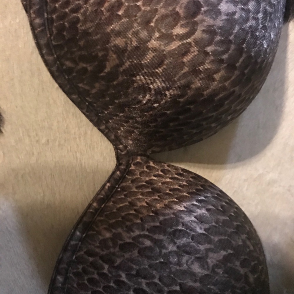 38c ambrielle cheeta print push up bra